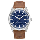 Ρολόι Timberland Birch Road TDWGB0083103 Με Καφέ Δερμάτινο Λουράκι Και Μπλε Καντράν
