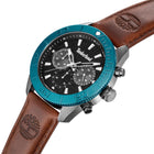 Ρολόι Timberland Carrigan TDWGQ00942X0 Με Καφέ Λουράκι & Μαύρο Καντράν