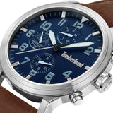 Κοντινό στο μπλε καντράν του Timberland Driscoll TDWGF0040702.