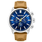 Ρολόι Timberland Henniker II Chrono TDWGF0028702M Με Καφέ Λουράκι & Μπλε Καντράν