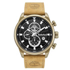 Ρολόι Timberland Henniker II TDWGF0056302 Με Ταμπά Δερμάτινο Λουράκι Και Μαύρο Καντράν