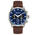 Ρολόι Timberland Henniker II TDWGF0095001 Με Καφέ Δερμάτινο Λουράκι & Μπλε Καντράν