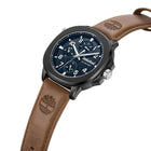 Ανδρικό Ρολόι Timberland Hopkinton TDWGF00838X0 Με Καφέ Λουράκι & Μπλε Καντράν