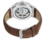 Ρολόι Timberland Langerbuck TDWGE0041902 Αυτόματο Με Καφέ Δερμάτινο Λουράκι Και Skeleton Καντράν
