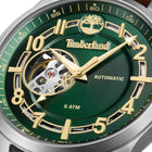 Ρολόι Timberland Langerbuck TDWGE0041902 Αυτόματο Με Καφέ Δερμάτινο Λουράκι Και Skeleton Καντράν