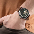 Ρολόι Timberland Langerbuck TDWGE0041902 Αυτόματο Με Καφέ Δερμάτινο Λουράκι Και Skeleton Καντράν