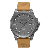 Ρολόι Timberland Mohegan TDWGB0083003 Με Ταμπά Δερμάτινο Λουράκι Και Ανθρακί Καντράν