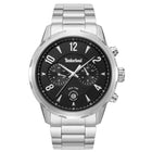 Ρολόι Timberland Newkirk TDWGK0082901 Με Ασημί Μπρασελέ και Μαύρο Καντράν