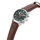 Ανδρικό Ρολόι Timberland Northbridge TDWGF0009609 Με Καφέ Λουράκι & Πράσινο Καντράν