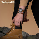 Ρολόι Timberland Northbridge TDWGF0041205 Με Καφέ Δερμάτινο Λουράκι Και Μαύρο Καντράν