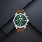Ρολόι Timberland Northbridge TDWGF0041206 Με Καφέ Λουράκι & Πράσινο Καντράν
