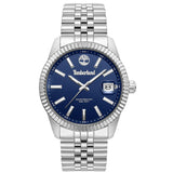 Ρολόι Timberland Northerd TDWGH0083701 Με Ασημί Μπρασελέ και Μπλε Καντράν