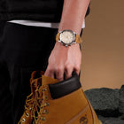 Ρολόι Timberland Ripgorge TDWGC0075202 Χρονογράφος Με Ταμπά Δερμάτινο Λουράκι Και Λευκό Καντράν