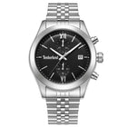 Ρολόι Timberland Ripgorge TDWGI0075204 με Ασημί Μπρασελέ και Μαύρο Καντράν
