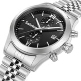 Πλάγια όψη του Timberland Ripgorge TDWGI0075204 με ασημί μπρασελέ και μαύρο καντράν