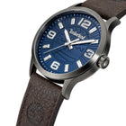 Ρολόι Timberland Sheepscot TDWGA2152005 Με Καφέ Δερμάτινο Λουράκι Και Μπλε Καντράν