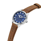 Ανδρικό Ρολόι Timberland Small Northbridge TDWGB0109801 με Ταμπά Δερμάτινο Λουράκι & Μπλε Καντράν