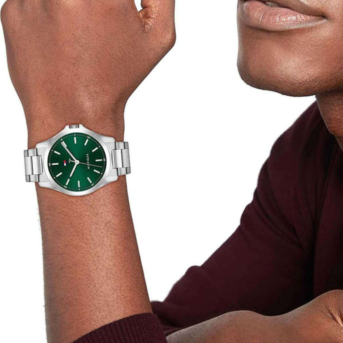 Ρολόι Tommy Hilfiger 1710672 Με Ασημί Μπρασελέ