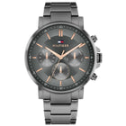Ρολόι Tommy Hilfiger Tyson 1710711 Με Ανθρακί Μπρασελέ