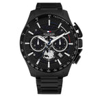 Ρολόι Tommy Hilfiger Bank 1792262 Χρονογράφος Με Μαύρο Ατσάλινο Μπρασελέ