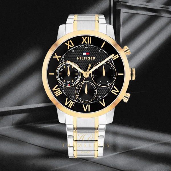 Ρολόι Tommy Hilfiger TH Oxford 1710729 Με Δίχρωμο Μπρασελέ