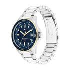 Ανδρικό Ρολόι Tommy Hilfiger Remy 1792229 με Ασημί Μπρασελέ & Μπλε Καντράν