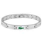 Ανδρικό Βραχιόλι Lacoste Stencil 2040625 Ασημί