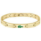 Ανδρικό Βραχιόλι Lacoste Stencil 2040626 Χρυσό