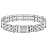 Ανδρικό Βραχιόλι Boss 1580644 Ατσάλινο Ασημί