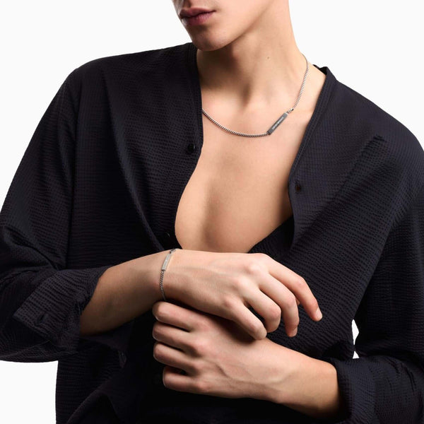 Ανδρικό Βραχιολι Emporio Armani EGS3310040 Ταυτότητα