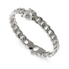Ανδρικό Βραχιόλι Guess Panther JUMB06084JWSTS Ασημί με Πάνθηρα