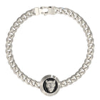 Ανδρικό Βραχιόλι Guess Panther JUMB06086JWSTS Ασημί με Πάνθηρα