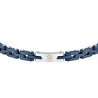 Ανδρικό Βραχιόλι Maserati Ceramic JM425ATZ65 Δίχρωμο
