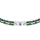 Ανδρικό Βραχιόλι Maserati Ceramic JM425ATZ66 Δίχρωμο