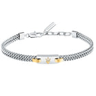 Ανδρικό Βραχιόλι Maserati JM425AVD103 Ασημί