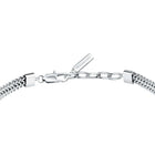 Ανδρικό Βραχιόλι Maserati JM425AVD104 Ασημί με Ασημένια Τρίαινα