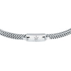 Ανδρικό Βραχιόλι Maserati JM425AVD104 Ασημί με Ασημένια Τρίαινα