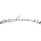 Ανδρικό Βραχιόλι Maserati JM425AVD106 Ασημί με Μαύρη Τρίαινα