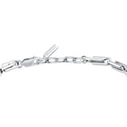 Ανδρικό Βραχιόλι Maserati JM425AVD108 Ασημί με Χρυσή Τρίαινα