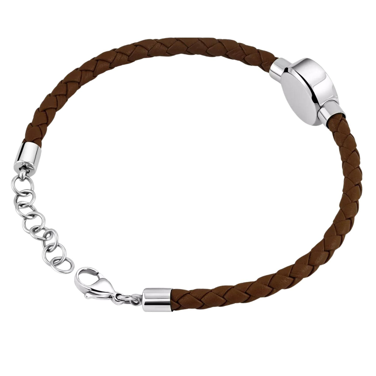 Ανδρικό Βραχιόλι Timberland Aldenbrook TDAGB0003405 Καφέ & Ασημί