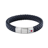 Ανδρικό Βραχιόλι Tommy Hilfiger 2790660 Δερμάτινο Μπλε