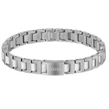 Ανδρικό βραχιόλι χειροπέδα Boss 1580751 από ανοξείδωτο ατσάλι σε ασημί χρώμα.