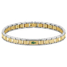 Ανδρικό Βραχιόλι Lacoste Metropole 2040586 Ασημί & Χρυσό