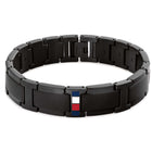 Ανδρικό Βραχιόλι Tommy Hilfiger 2790659 Χειροπέδα σε Μαύρο Χρώμα