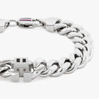 Ανδρικό Βραχιόλι Χειροπέδα Tommy Hilfiger 2790664 Ατσάλινο Ασημί