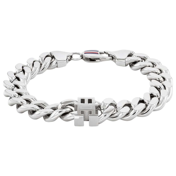 Ανδρικό βραχιόλι χειροπέδα Tommy Hilfiger 2790664 από ατσάλι σε ασημί χρώμα.