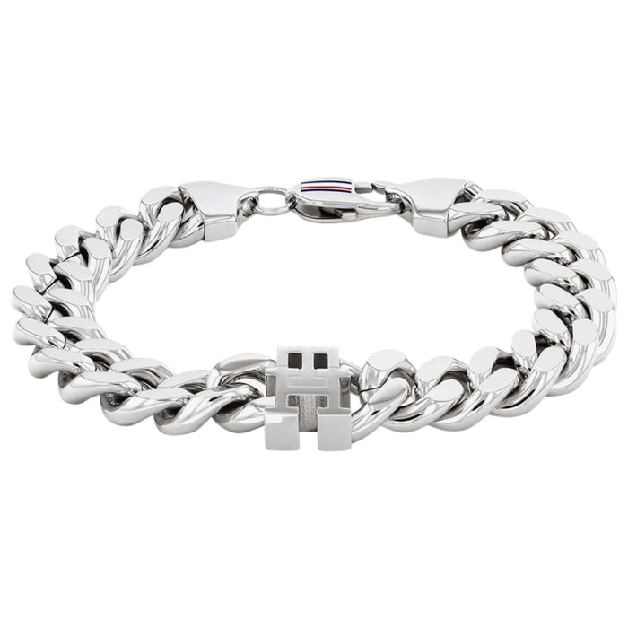 Ανδρικό βραχιόλι χειροπέδα Tommy Hilfiger 2790664 από ατσάλι σε ασημί χρώμα.