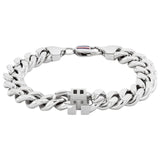 Ανδρικό βραχιόλι χειροπέδα Tommy Hilfiger 2790664 από ατσάλι σε ασημί χρώμα.
