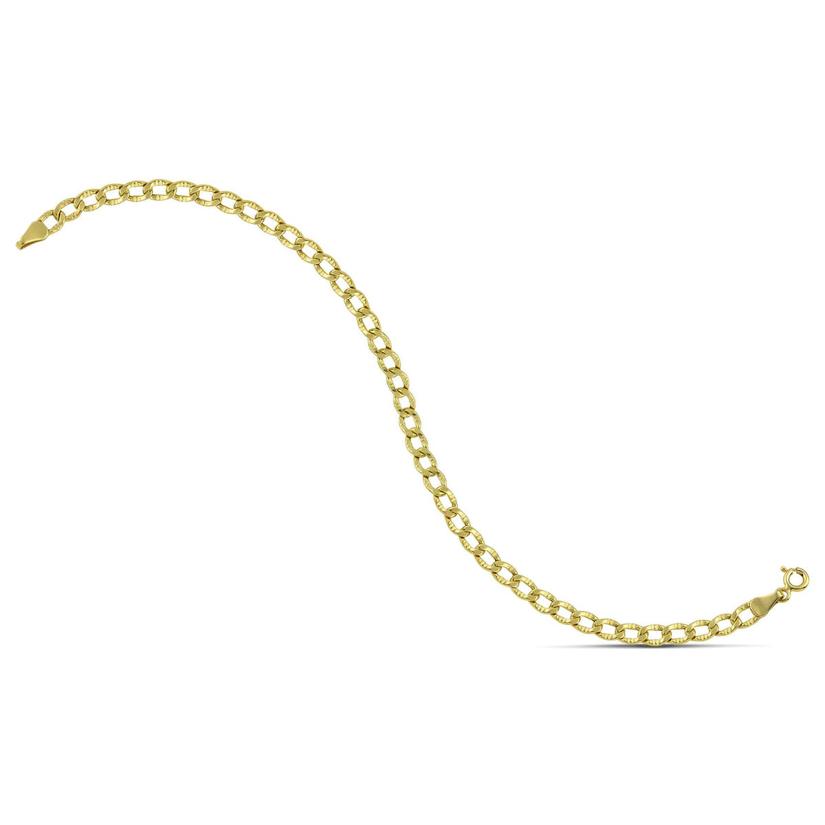 Ανδρικό χρυσό βραχιόλι αλυσίδα γκουρμέτ BT094 από χρυσό 14 καρατίων