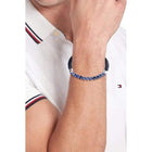 Βραχιόλι Tommy Hilfiger 2790475 Μπλε Δερμάτινο Με Χάντρες